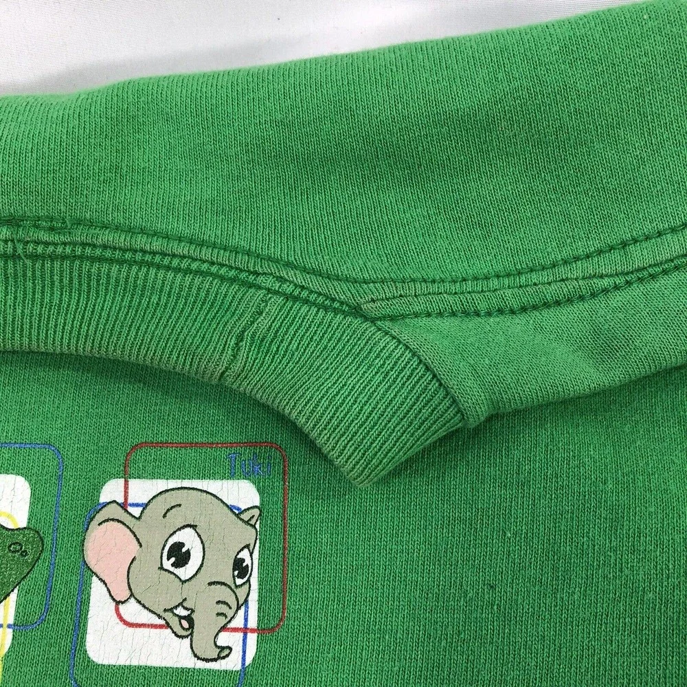 Vintage Rainforest Cafe Orlando Kids T Shirt Green Size Medium Short Sleeve Tee